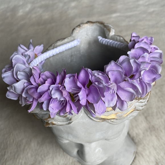 Pastel Purple Ombré Flower Blossom Headband - Picture 10 of 14